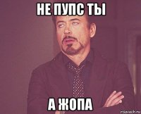 не пупс ты а жопа