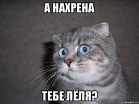 а нахрена тебе лёля?