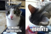 котлету съел не может таково быть брэд кокойто