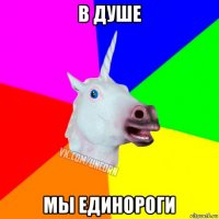 в душе мы единороги