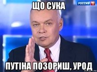 що сука путіна позориш, урод