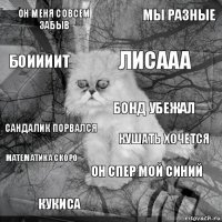 Он меня совсем забыв кушать хочется лисааа кукиса сандалик порвался мы разные он спер мой синий боиииит математика скоро бонд убежал