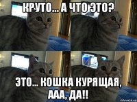 круто... а что это? это... кошка курящая, ааа, да!!