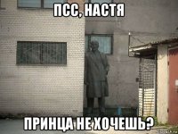 псс, настя принца не хочешь?