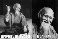  Дрочить не выход  А вариант