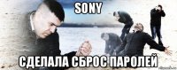 sony сделала сброс паролей