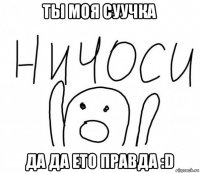 ты моя суучка да да ето правда :d