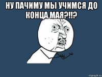 ну пачиму мы учимся до конца мая?!!? 