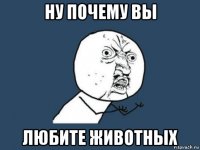 ну почему вы любите животных