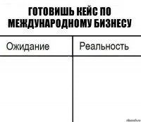 Готовишь кейс по международному бизнесу  