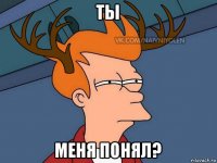 ты меня понял?