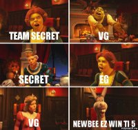 Team Secret VG Secret EG VG Newbee ez win ti 5