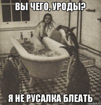 вы чего, уроды? я не русалка блеать