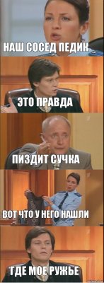 наш сосед педик это правда пиздит сучка вот что у него нашли где мое ружье