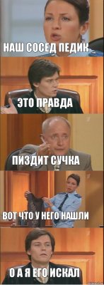 наш сосед педик это правда пиздит сучка вот что у него нашли о а я его искал