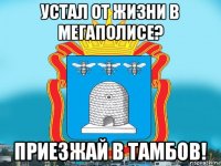 устал от жизни в мегаполисе? приезжай в тамбов!