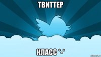 твиттер класс *-*