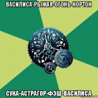 василиса-рыжая-огонь-нортон сука-астрагор-фэш-василиса