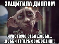 защитила диплом чувствую себя добби... добби теперь свободен!!!!