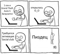 1 сек и Grand Theft Auto 5 Загрузится открылась О_О Требуется активация Social club Пиздец