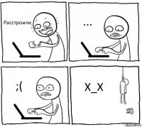 Расстроили ... ;( Х_Х