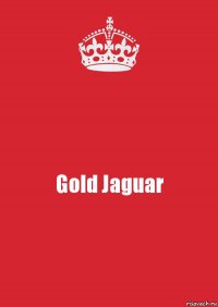 Gold Jaguar