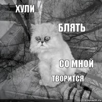 хули со мной блять    творится   