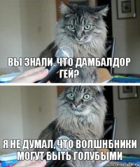 Вы знали, что дамбалдор гей? Я не думал, что волшнбники могут быть голубыми