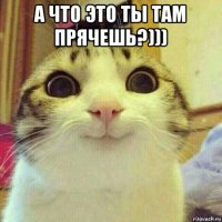 а что это ты там прячешь?))) 