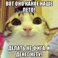 вот оно какое наше лето! делать не фига, и денег нету!