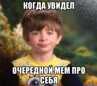 когда увидел очередной мем про себя