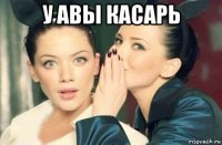 у авы касарь 