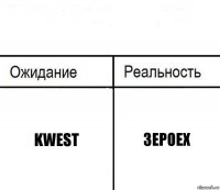  Kwest Зероех