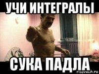 учи интегралы сука падла