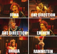 Iowa One Direction One Direction Eminem Нюша Rammstein