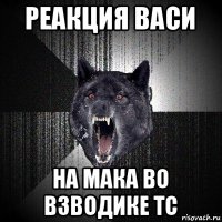 реакция васи на мака во взводике тс