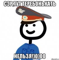 сэр,тут теребонькать нельзя!)0)00