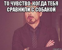 то чувство, когда тебя сравнили с собакой 