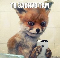 ти заснув там