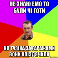 не знаю емо то були чі готи но тузіка за гаражами вони впіздячили