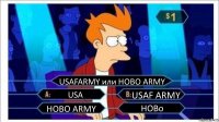 USAFARMY или HOBO ARMY USA USAF ARMY HOBO ARMY HOBo