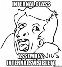 internal class assembly: internalsvisibleto