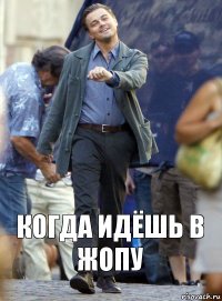 Когда идёшь в жопу