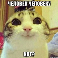 человек человеку кот?