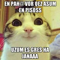 en pah@ vor qez asum en pisoss uzum es gres ha janaaa