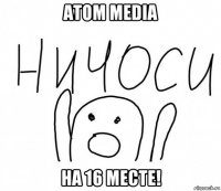 atom media на 16 месте!