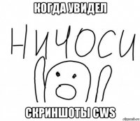 когда увидел скриншоты cws