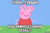 чувак...чувааак хош нимного свинки пеппы?