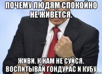 почему людям спокойно не живётся. живи. к нам не суйся. воспитывай гондурас и кубу