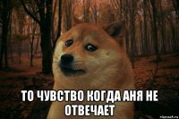  то чувство когда аня не отвечает